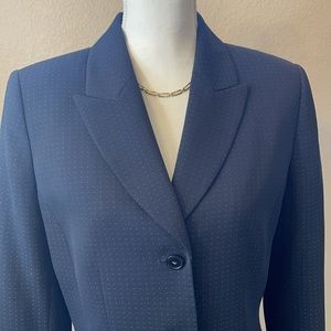 Tahari Tailored Microdot Stitch Suit